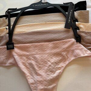 TAHARI Women's 5 pack Thong Comfy Seamless Underwear WE9542  MSRP $52 NEW w TAGS